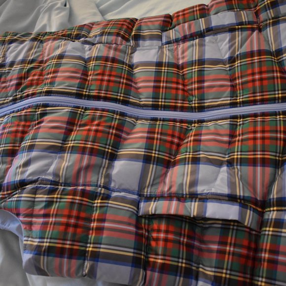 Land's End Plaid Vest, Size M (10 - 12) - Picture 8 of 13